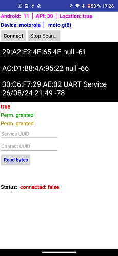 Android 11 API 30 Moto g8 No Connect