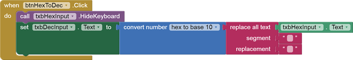 when  btnHexToDec .Click do