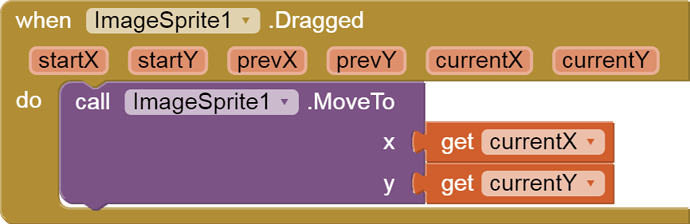 when ImageSprite1 Dragged