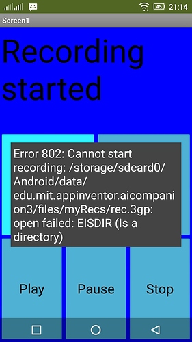 error