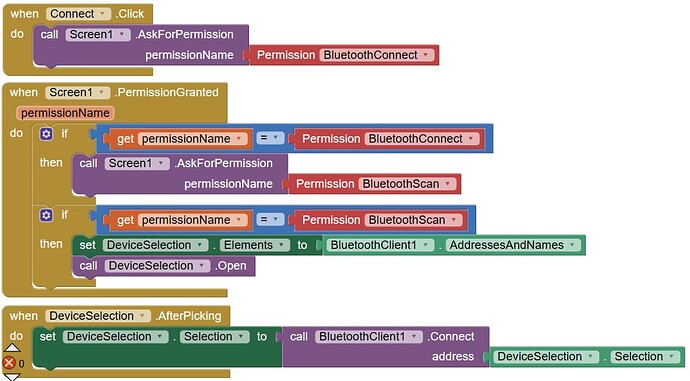 Bluetooth connection