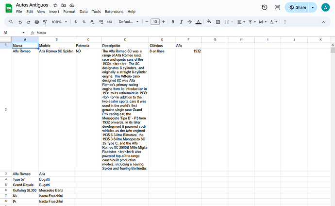 spreadSheetA