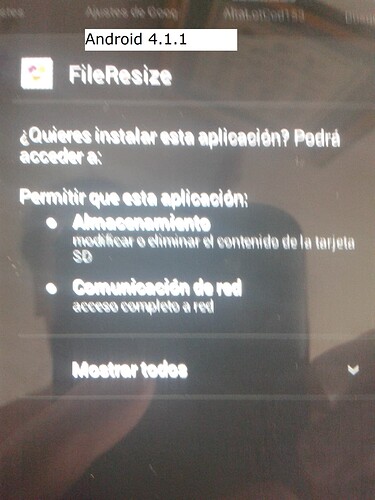 Permisos Android 4.1.1