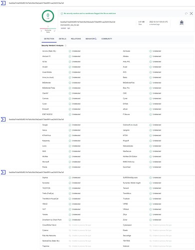 VirusTotal - Niotron