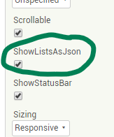 ShowListsAsJSON