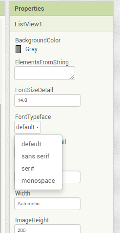 monospace