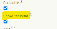 statusBar