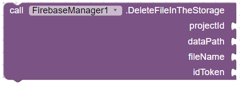 DeleteFileInTheStorage