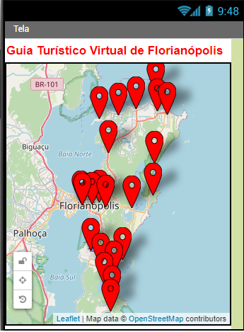 Mapa de Florianópolis