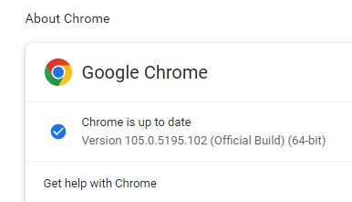 About Chrome